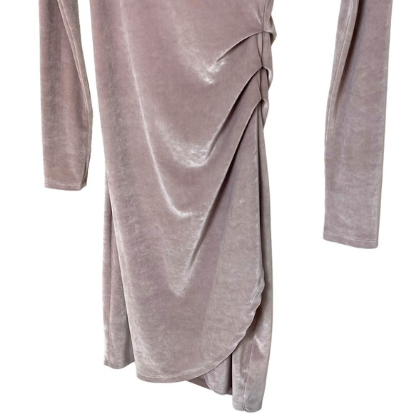 𝅺ARITZIA WILFRED FREE Klum Velvet Wrap Dress Size Small - Picture 8 of 14